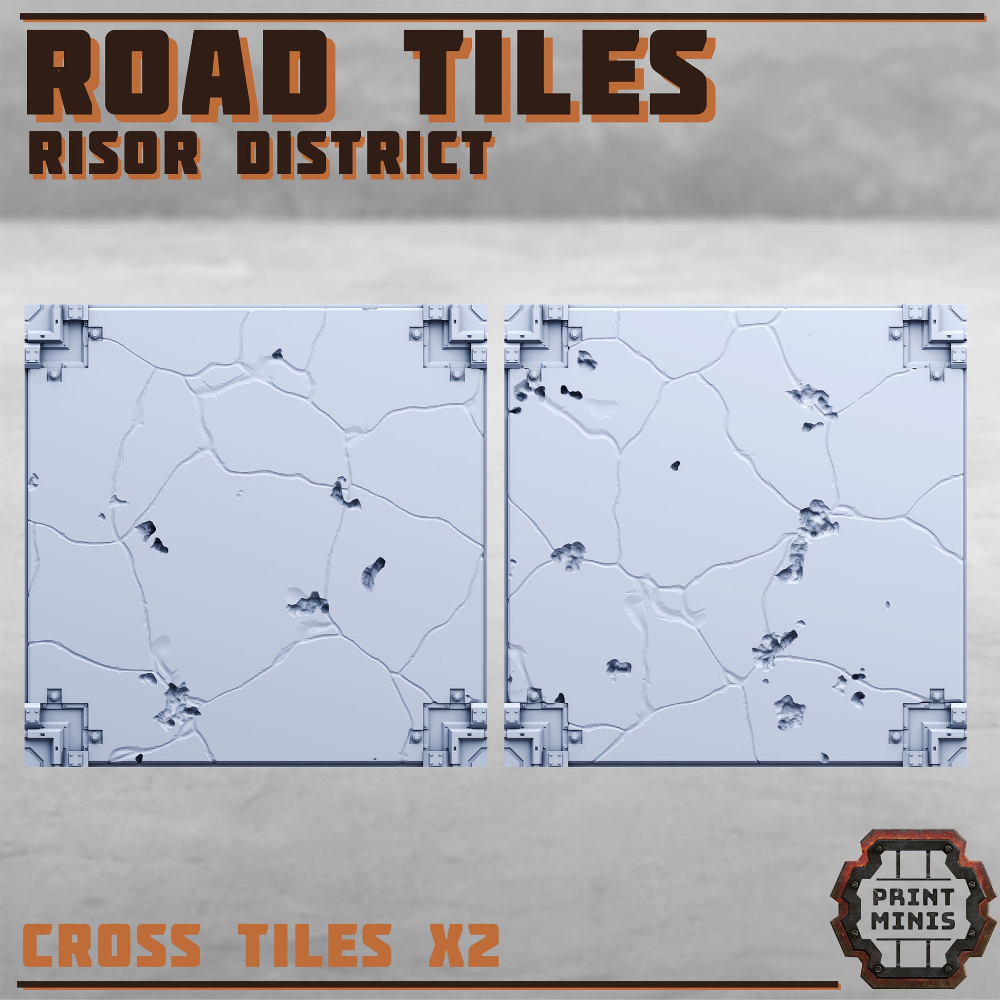 Risor Road Tiles - Sci-Fi Grimdark Mercenaries by Print Minis - photo 4