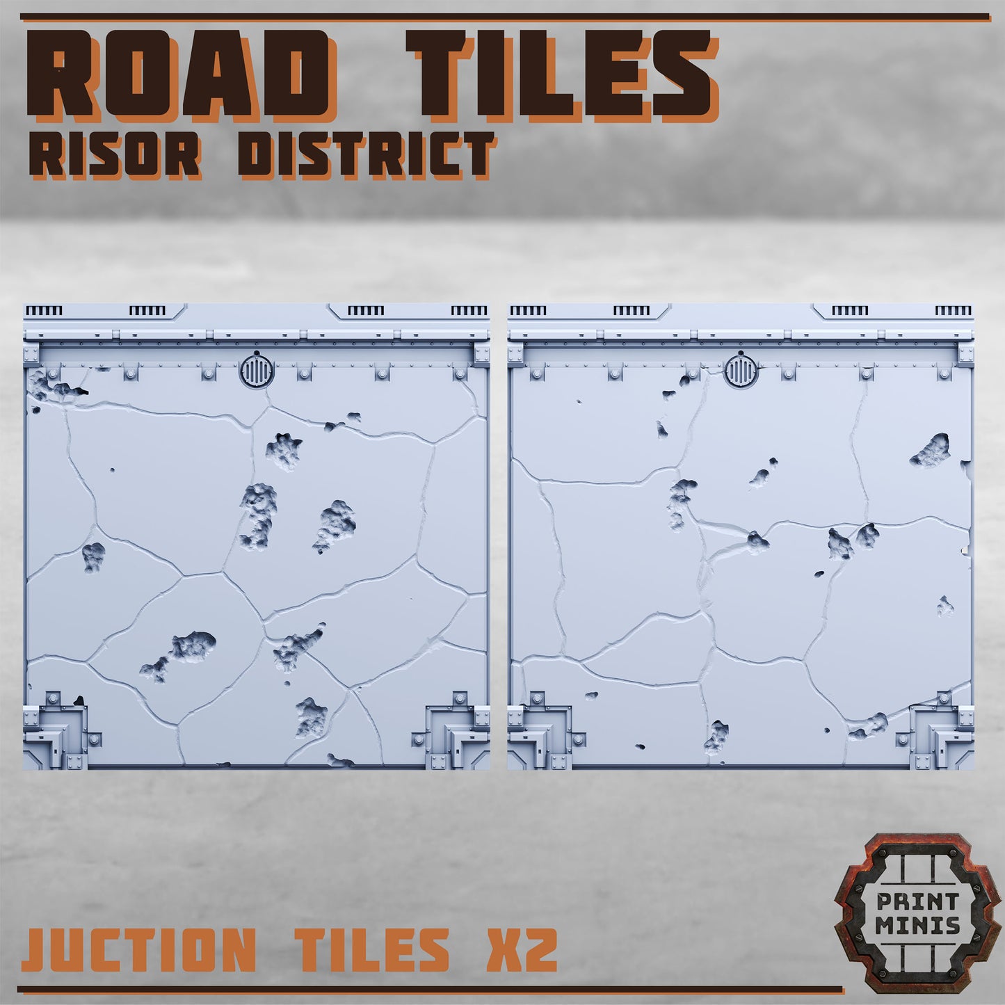 Risor Road Tiles - Sci-Fi Grimdark Mercenaries by Print Minis - photo 6