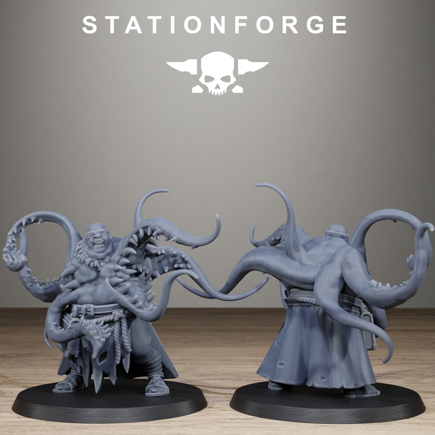 Corrupted Guard Possessed Demon, Modular Sci-Fi Imperial Infantry by STATIONFORGE, Grimdark Wargames Proxy - photo 4
