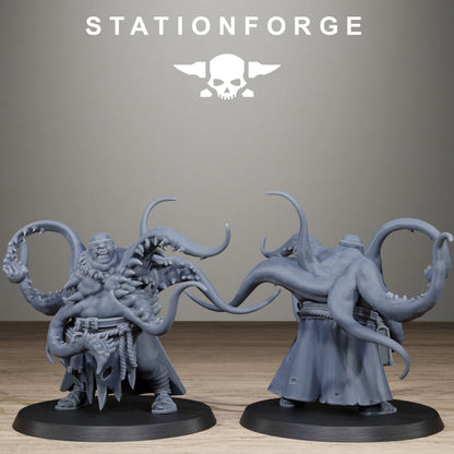 Corrupted Guard Possessed Demon, Modular Sci-Fi Imperial Infantry by STATIONFORGE, Grimdark Wargames Proxy - photo 4
