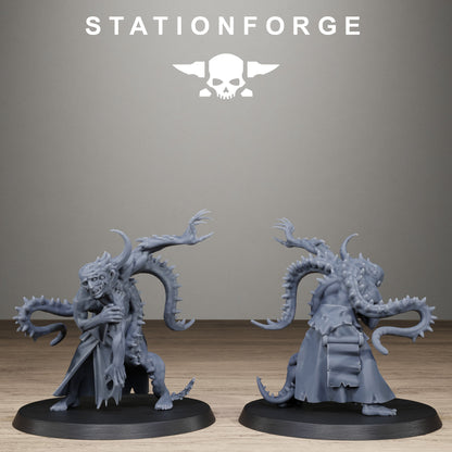 Corrupted Guard Possessed Demon, Modular Sci-Fi Imperial Infantry by STATIONFORGE, Grimdark Wargames Proxy - photo 6