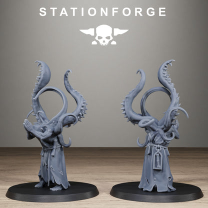 Corrupted Guard Possessed Demon, Modular Sci-Fi Imperial Infantry by STATIONFORGE, Grimdark Wargames Proxy - photo 7