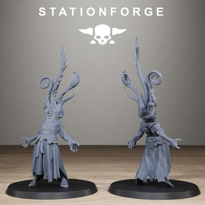 Corrupted Guard Possessed Demon, Modular Sci-Fi Imperial Infantry by STATIONFORGE, Grimdark Wargames Proxy - photo 8