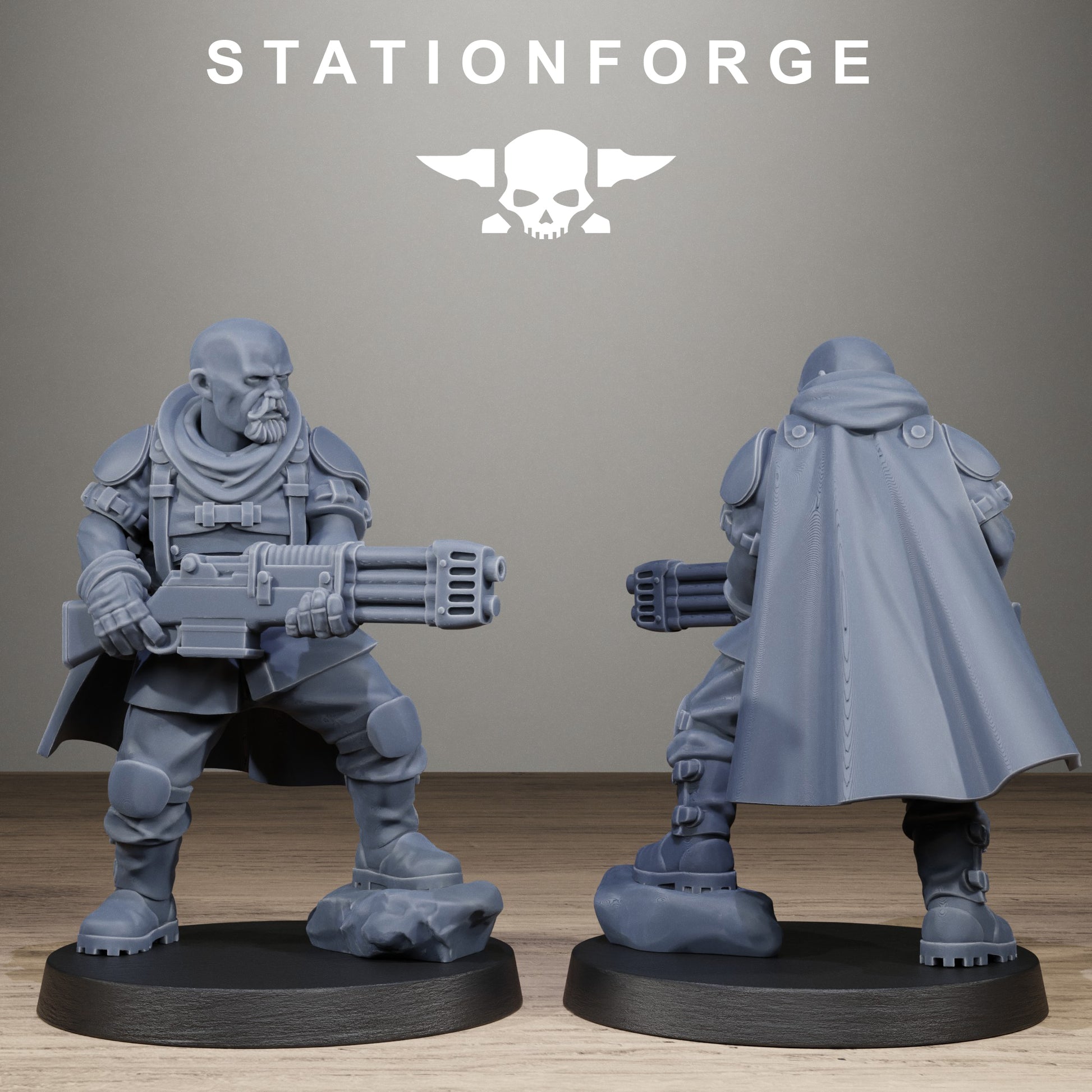 Freeguard Siege Infantry, Modular Sci-Fi Marine warriors by STATIONFORGE, Grimdark Wargames Proxy - photo 2