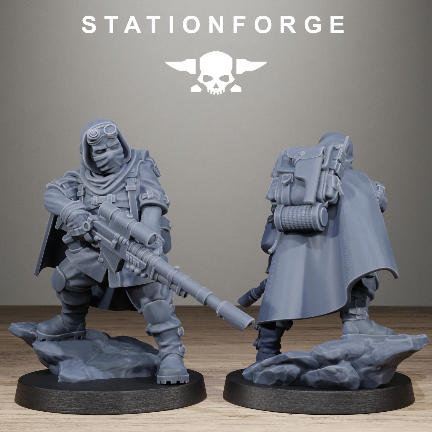 Freeguard Siege Infantry, Modular Sci-Fi Marine warriors by STATIONFORGE, Grimdark Wargames Proxy - photo 6