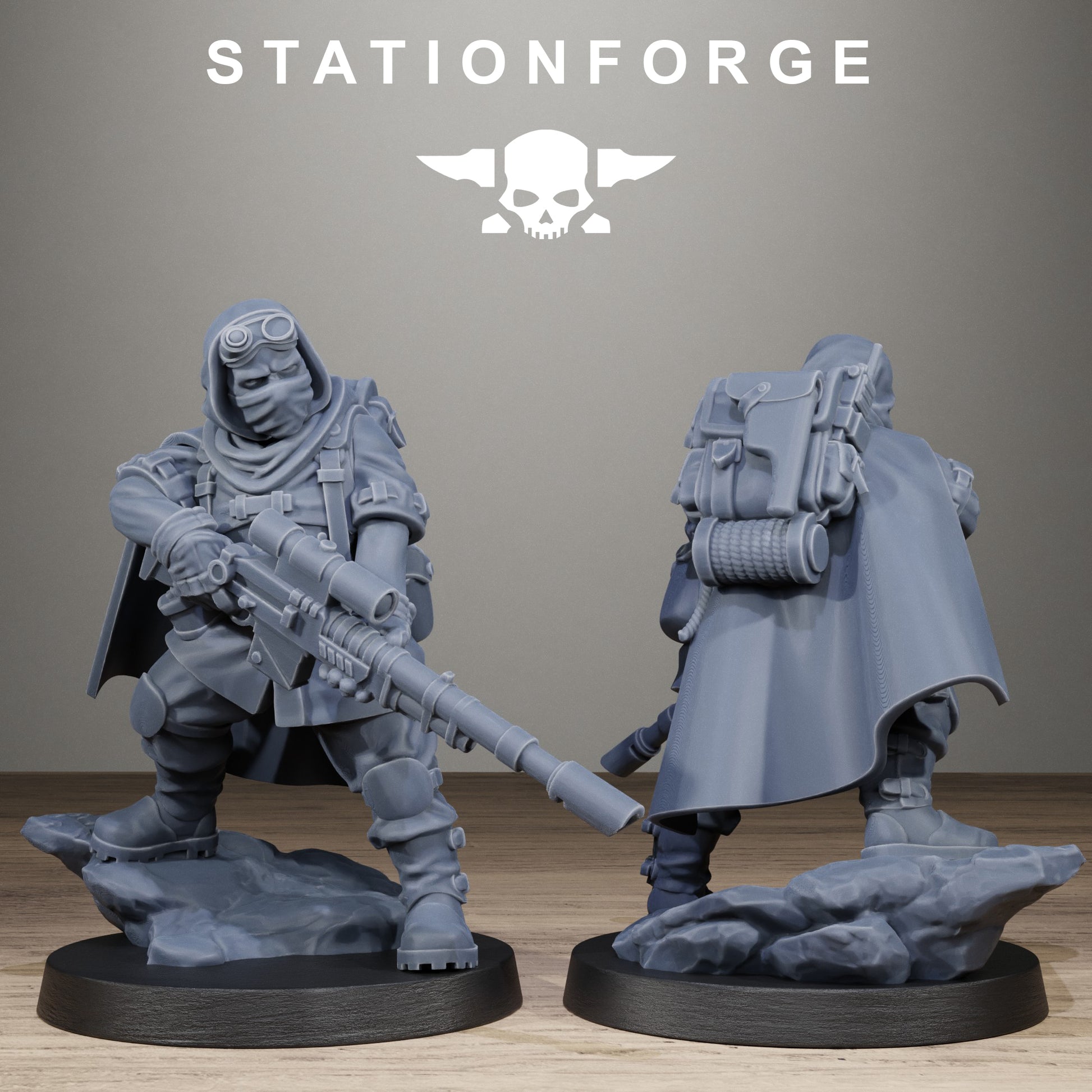 Freeguard Siege Infantry, Modular Sci-Fi Marine warriors by STATIONFORGE, Grimdark Wargames Proxy - photo 6