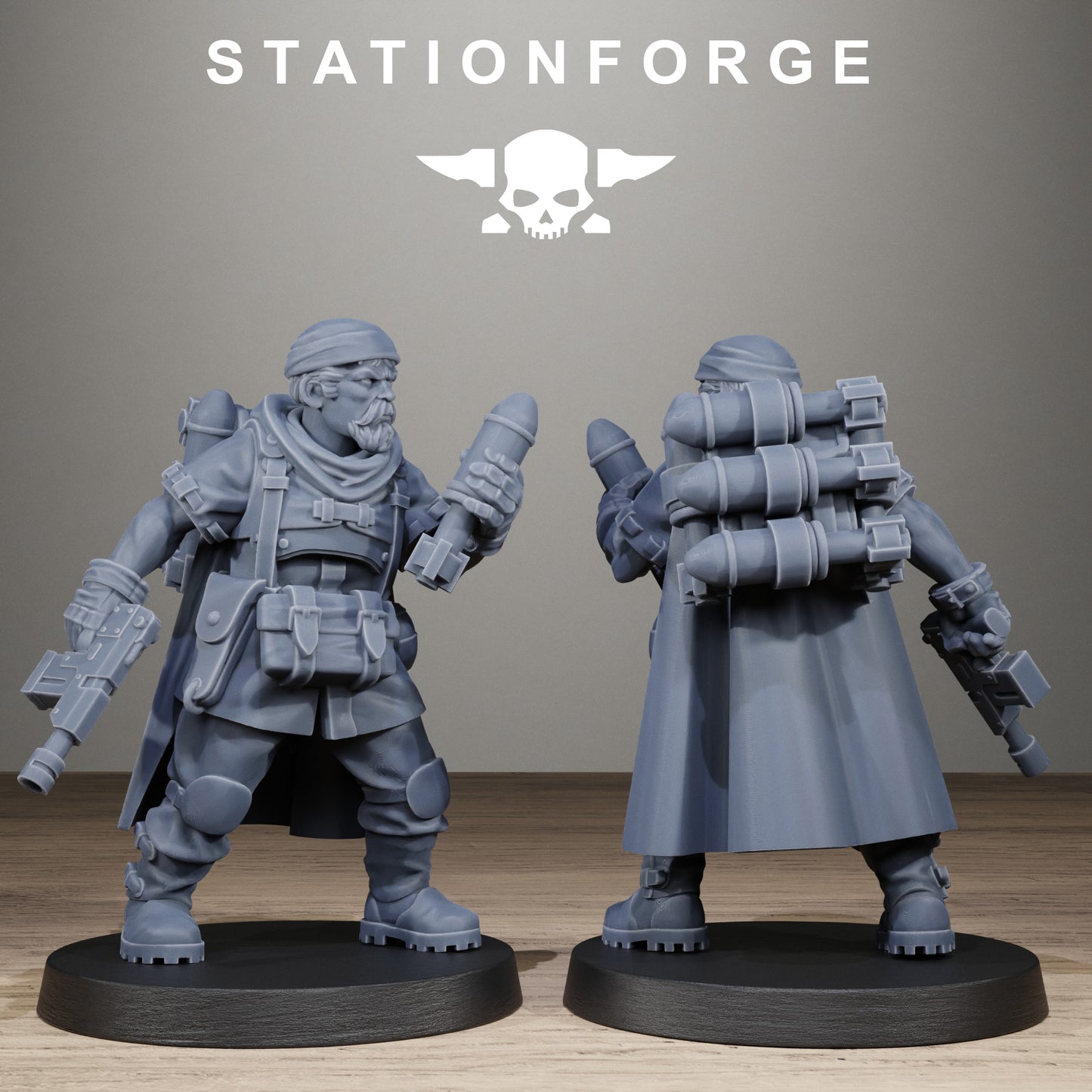 Freeguard Siege Infantry, Modular Sci-Fi Marine warriors by STATIONFORGE, Grimdark Wargames Proxy - photo 8