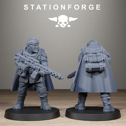 Freeguard Siege Infantry, Modular Sci-Fi Marine warriors by STATIONFORGE, Grimdark Wargames Proxy - photo 9
