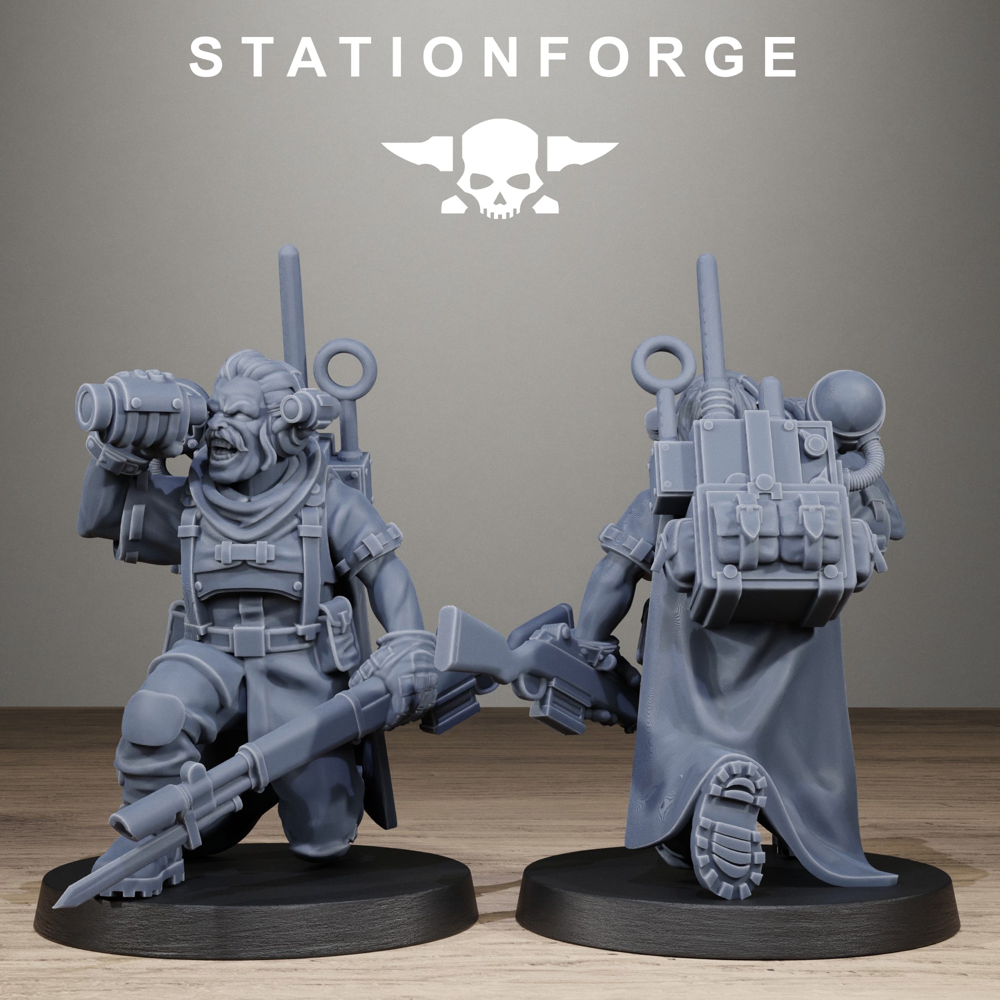 Freeguard Siege Infantry, Modular Sci-Fi Marine warriors by STATIONFORGE, Grimdark Wargames Proxy - photo 10