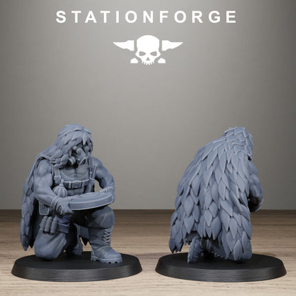 GrimGuard Jungle Fighter Snipers, Modular Sci-Fi Imperial Infantry by STATIONFORGE, Grimdark Wargames Proxy - photo 4