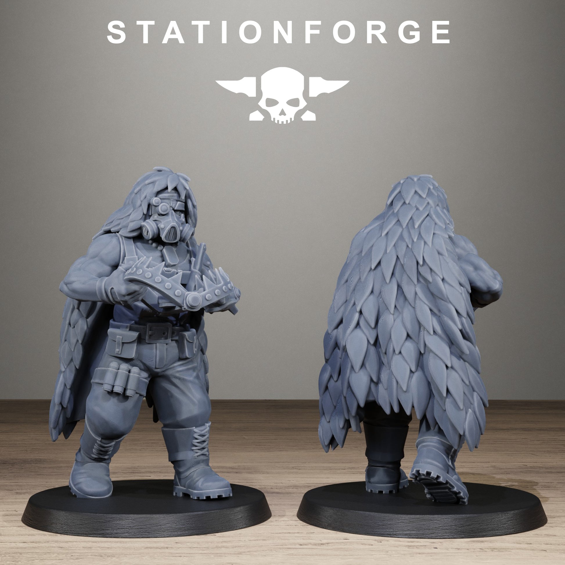 GrimGuard Jungle Fighter Snipers, Modular Sci-Fi Imperial Infantry by STATIONFORGE, Grimdark Wargames Proxy - photo 5