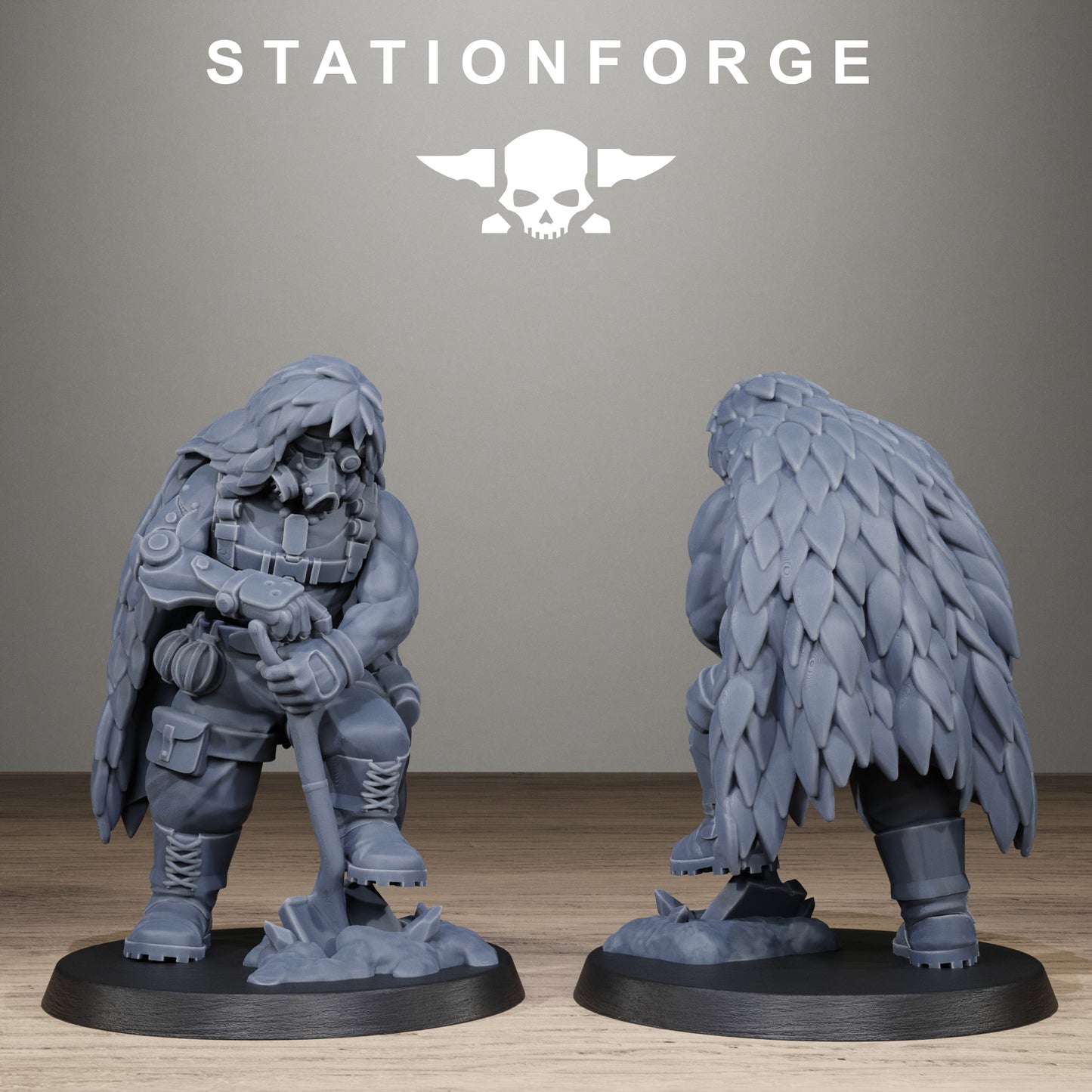 GrimGuard Jungle Fighter Snipers, Modular Sci-Fi Imperial Infantry by STATIONFORGE, Grimdark Wargames Proxy - photo 6