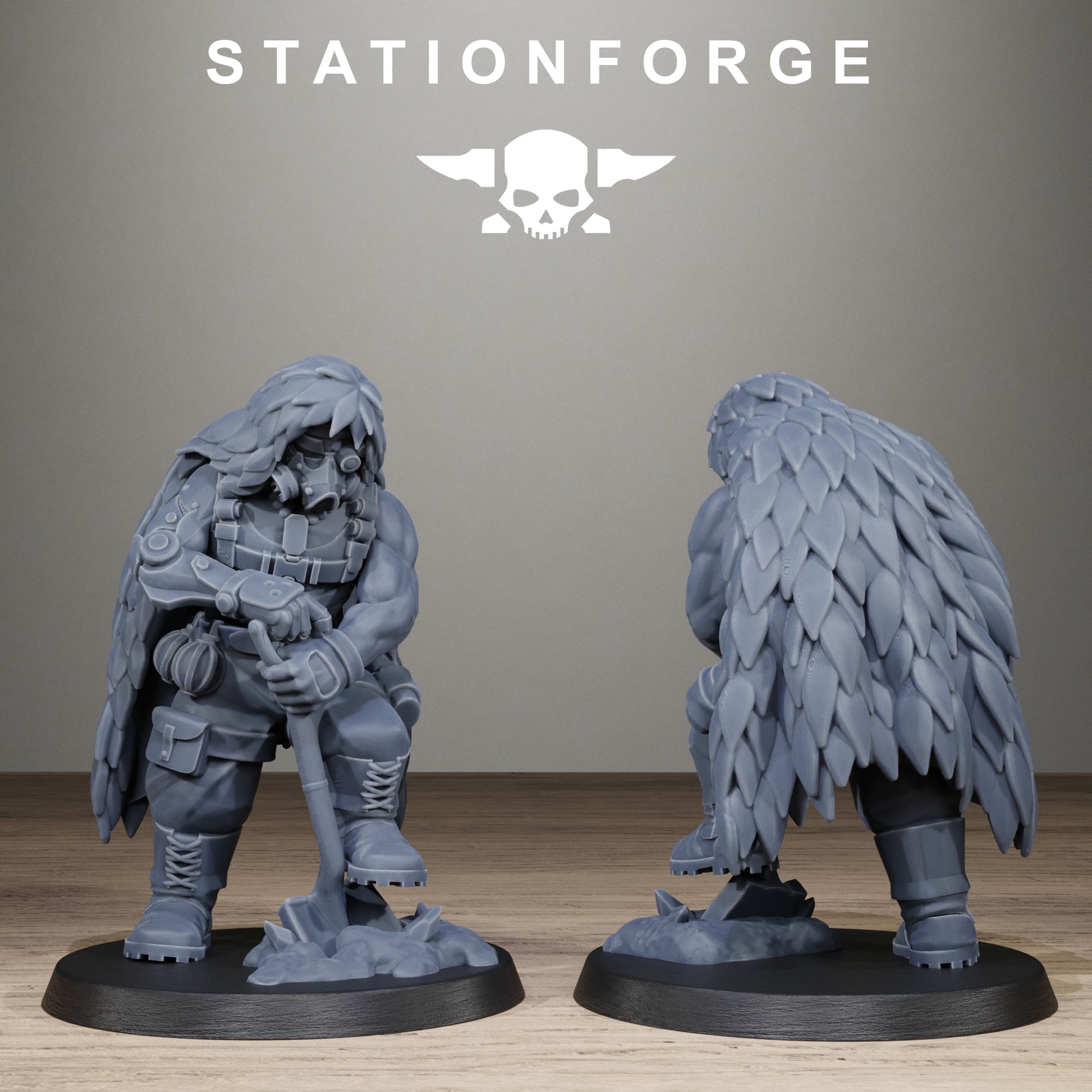 GrimGuard Jungle Fighter Snipers, Modular Sci-Fi Imperial Infantry by STATIONFORGE, Grimdark Wargames Proxy - photo 6