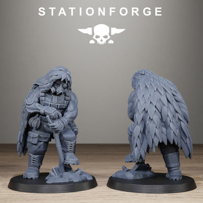 GrimGuard Jungle Fighter Snipers, Modular Sci-Fi Imperial Infantry by STATIONFORGE, Grimdark Wargames Proxy - photo 6