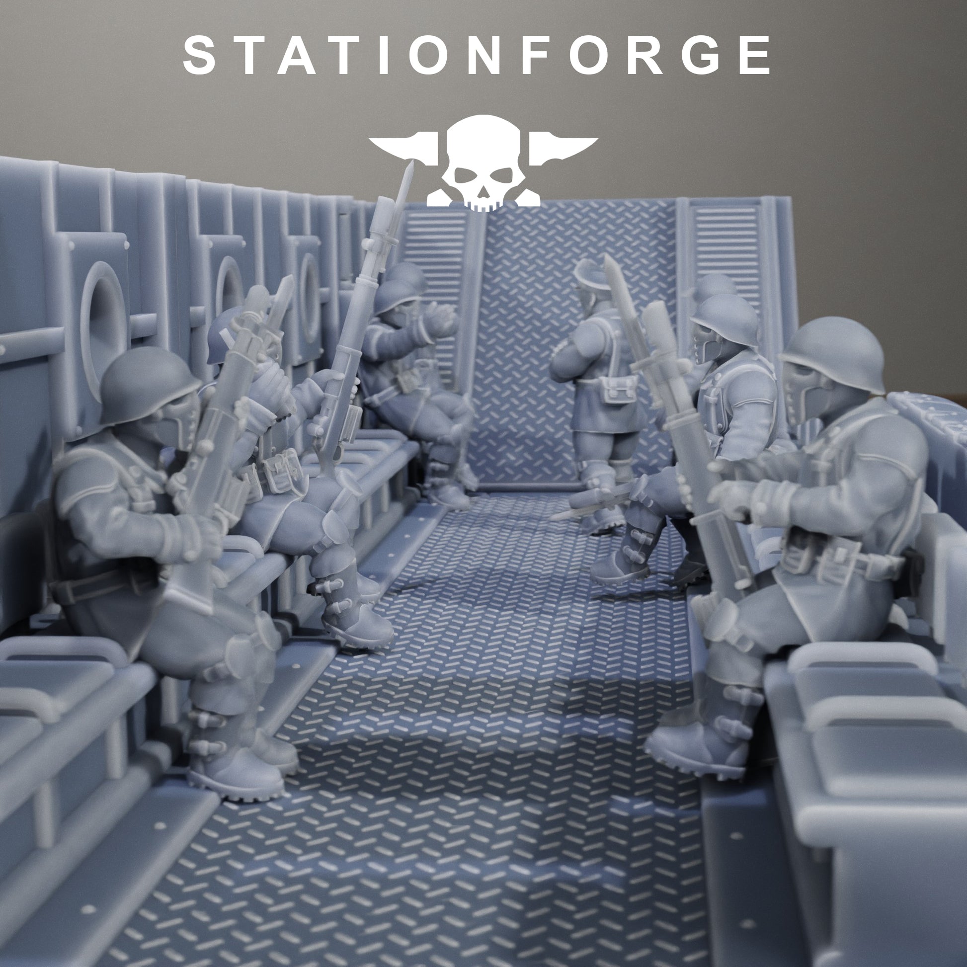 FreeGuard Sky Titan, Modular Sci-Fi Marine warriors by STATIONFORGE, Grimdark Wargames Proxy - photo 7