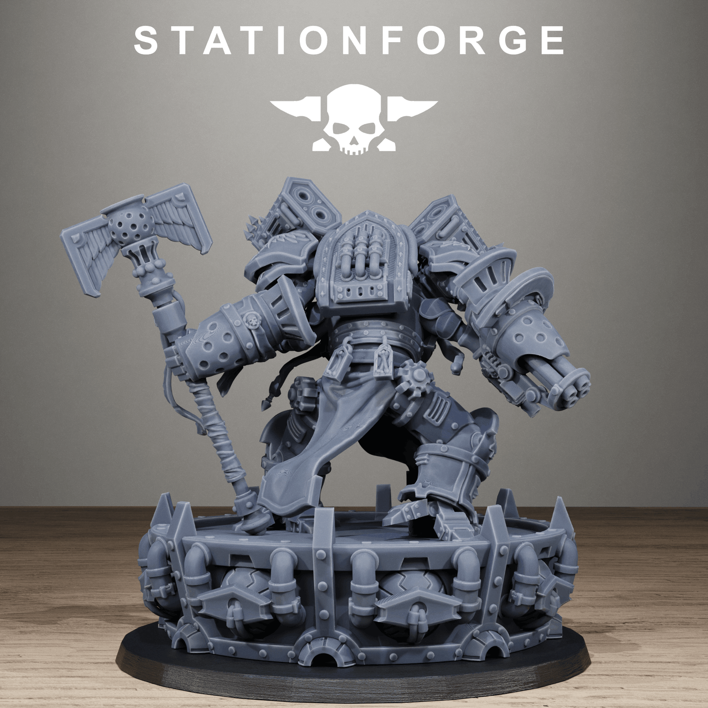 Vodalite Dominium, Modular Sci-Fi Miniatures by STATIONFORGE, Grimdark Wargames Proxy - photo 2