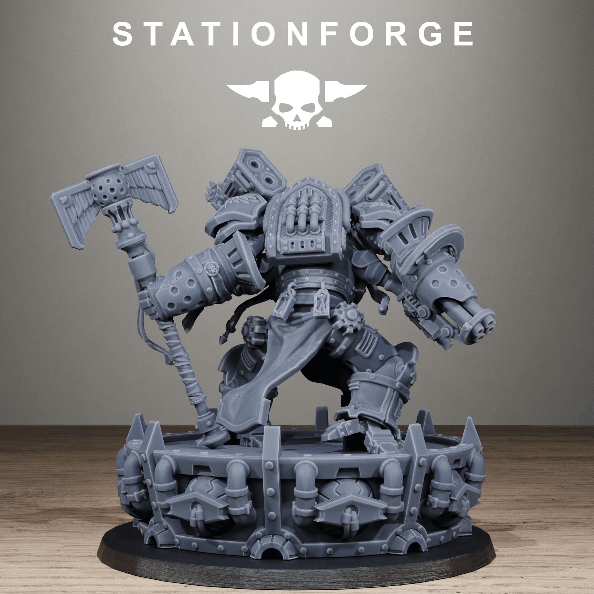 Vodalite Dominium, Modular Sci-Fi Miniatures by STATIONFORGE, Grimdark Wargames Proxy - photo 2