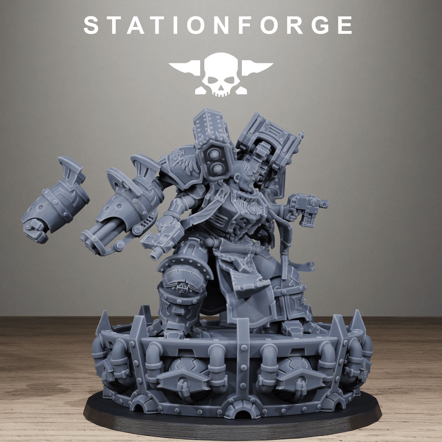 Vodalite Dominium, Modular Sci-Fi Miniatures by STATIONFORGE, Grimdark Wargames Proxy - photo 4
