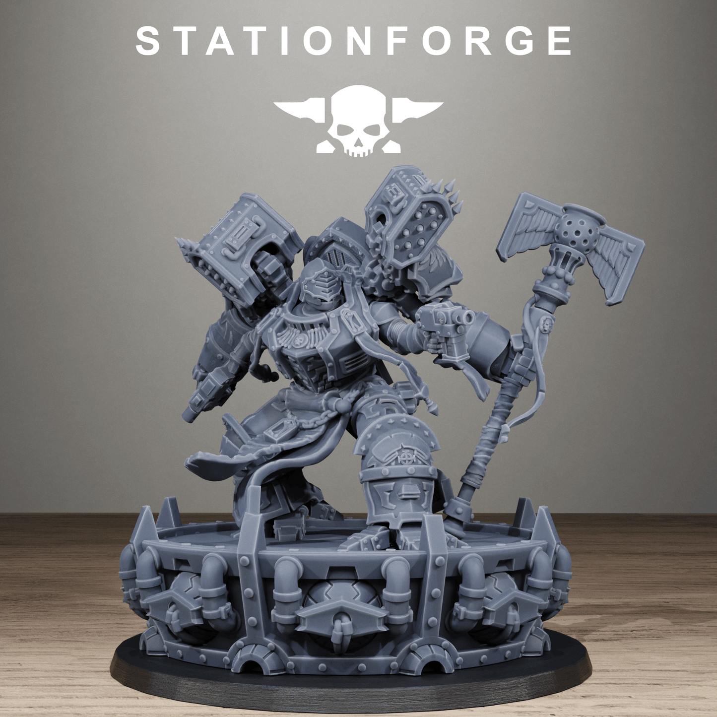 Vodalite Dominium, Modular Sci-Fi Miniatures by STATIONFORGE, Grimdark Wargames Proxy - photo 5