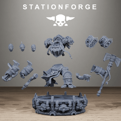 Vodalite Dominium, Modular Sci-Fi Miniatures by STATIONFORGE, Grimdark Wargames Proxy - photo 6
