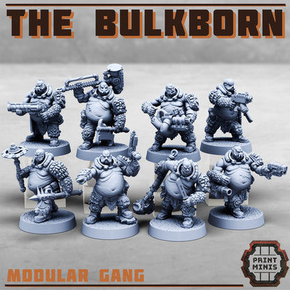 The Bulkborn Gang - Sci-Fi Grimdark Mercenaries by Print Minis