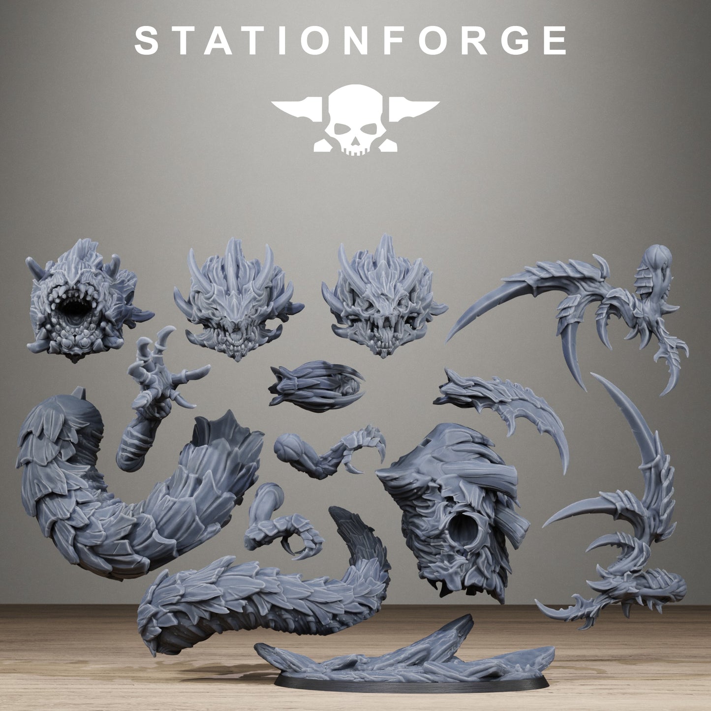 Xenarid Vermyx, Sci-Fi Bug Alien Miniatures by STATIONFORGE, Grimdark Wargames Proxy - photo 10