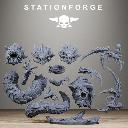 Xenarid Vermyx, Sci-Fi Bug Alien Miniatures by STATIONFORGE, Grimdark Wargames Proxy - photo 10