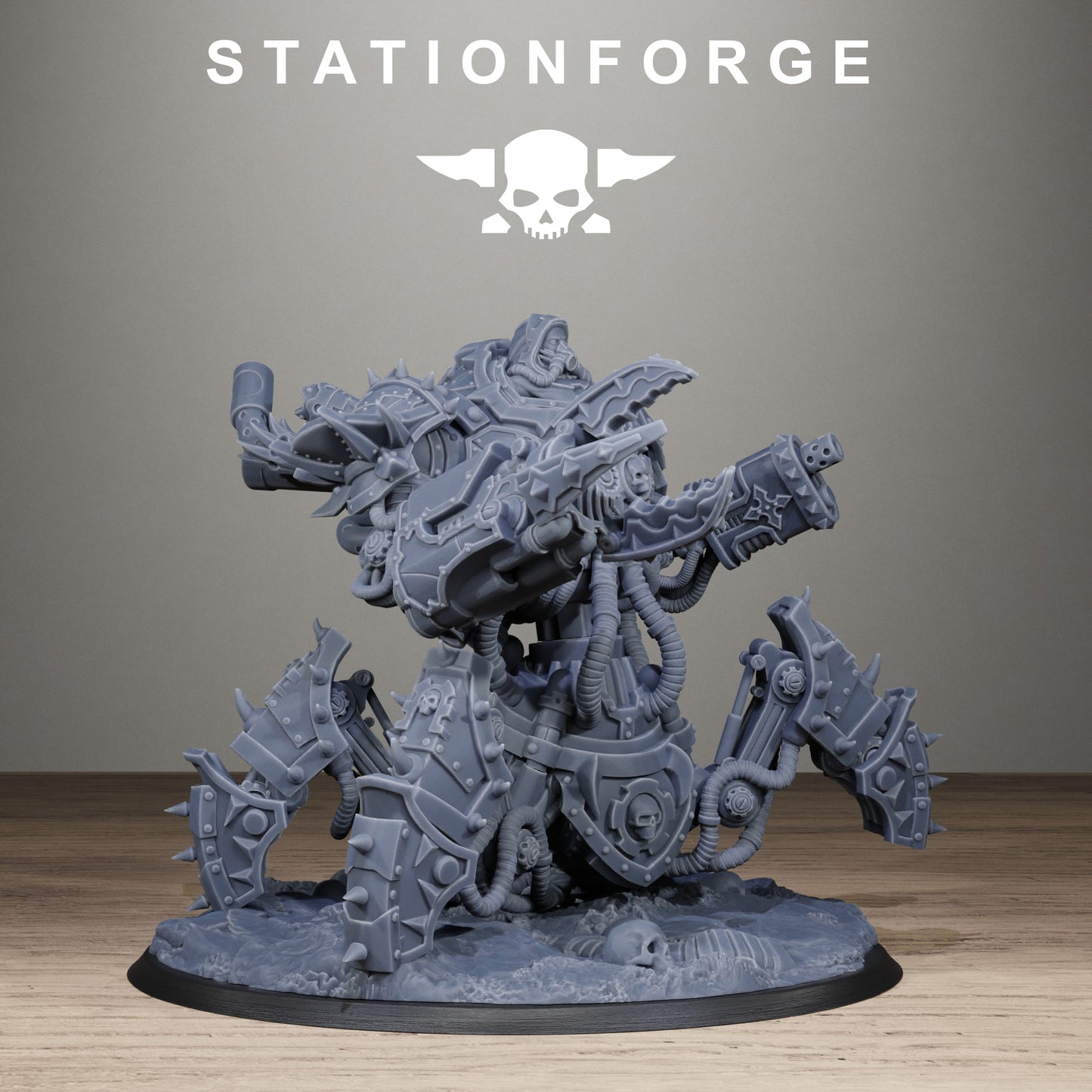 Scavenger Profaner, Modular Sci-Fi Techno-Bot Miniatures by STATIONFORGE, Grimdark Wargames Proxy - photo 6