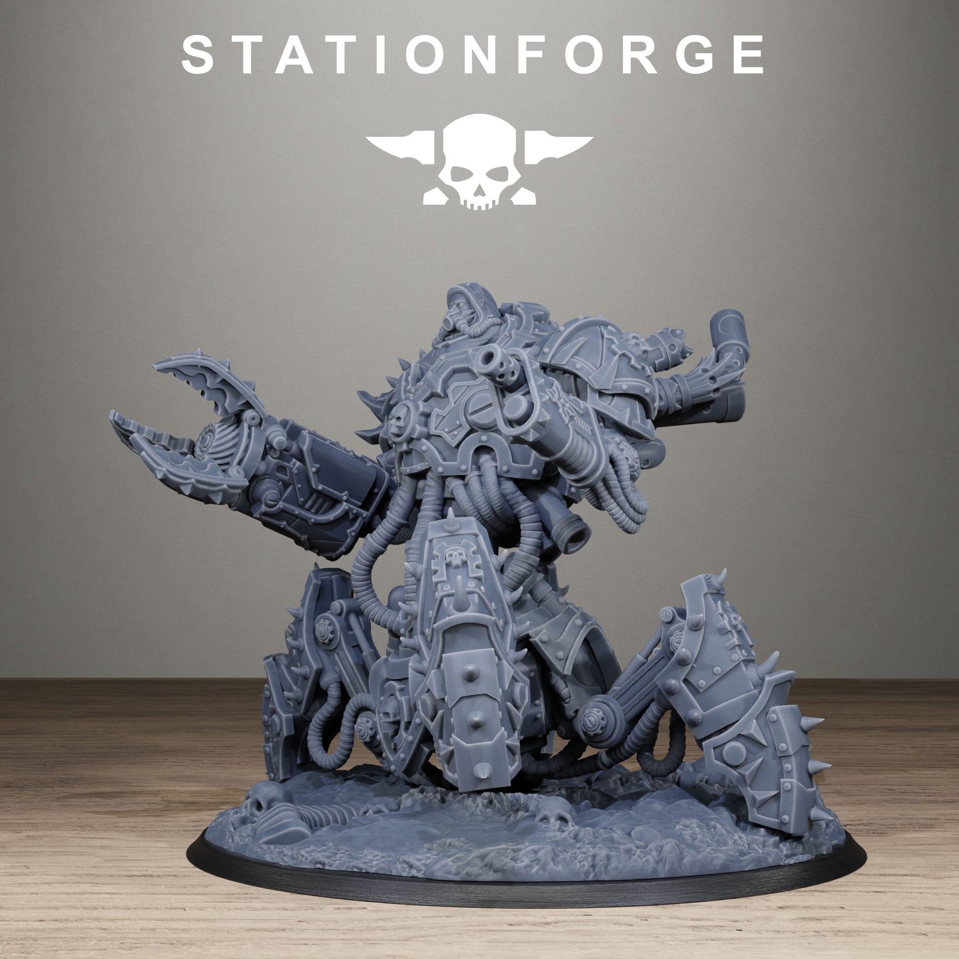 Scavenger Profaner, Modular Sci-Fi Techno-Bot Miniatures by STATIONFORGE, Grimdark Wargames Proxy - photo 7