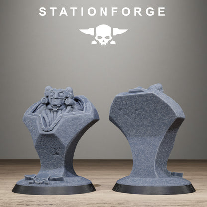 Scavenger Profaner, Modular Sci-Fi Techno-Bot Miniatures by STATIONFORGE, Grimdark Wargames Proxy - photo 8