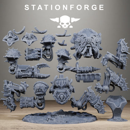 Scavenger Profaner, Modular Sci-Fi Techno-Bot Miniatures by STATIONFORGE, Grimdark Wargames Proxy - photo 9