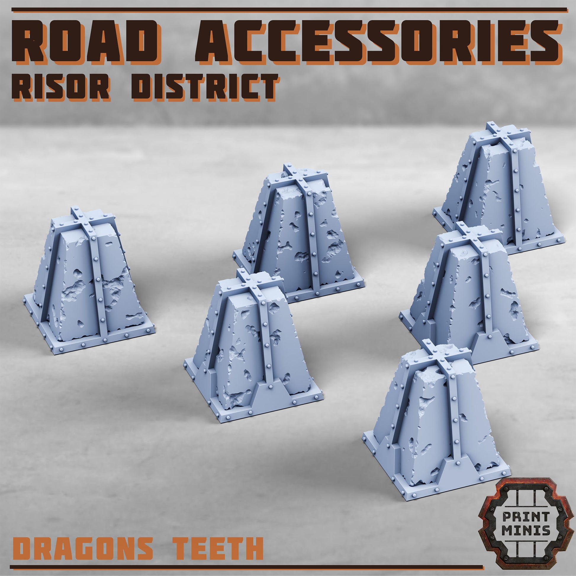 Risor Road Accessories - Sci-Fi Grimdark Mercenaries by Print Minis - photo 5