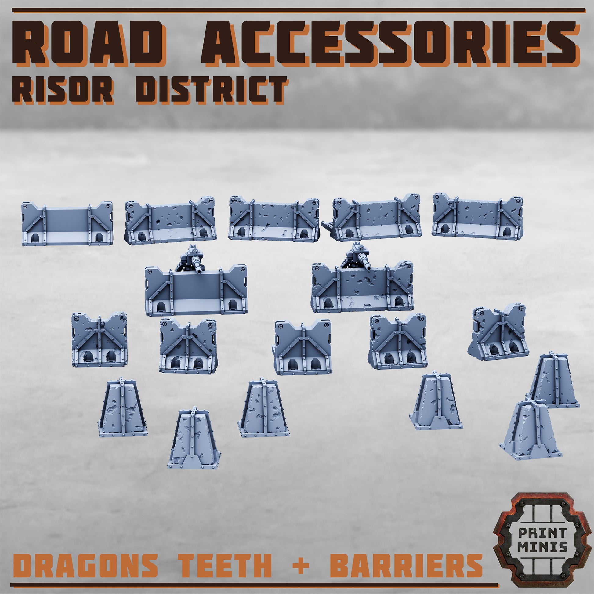 Risor Road Accessories - Sci-Fi Grimdark Mercenaries by Print Minis - photo 6