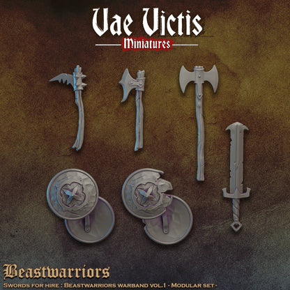 Beastwarriors Vol.1, Modular Sci-Fi Miniatures by STATIONFORGE, Grimdark Wargames Proxy - photo 6