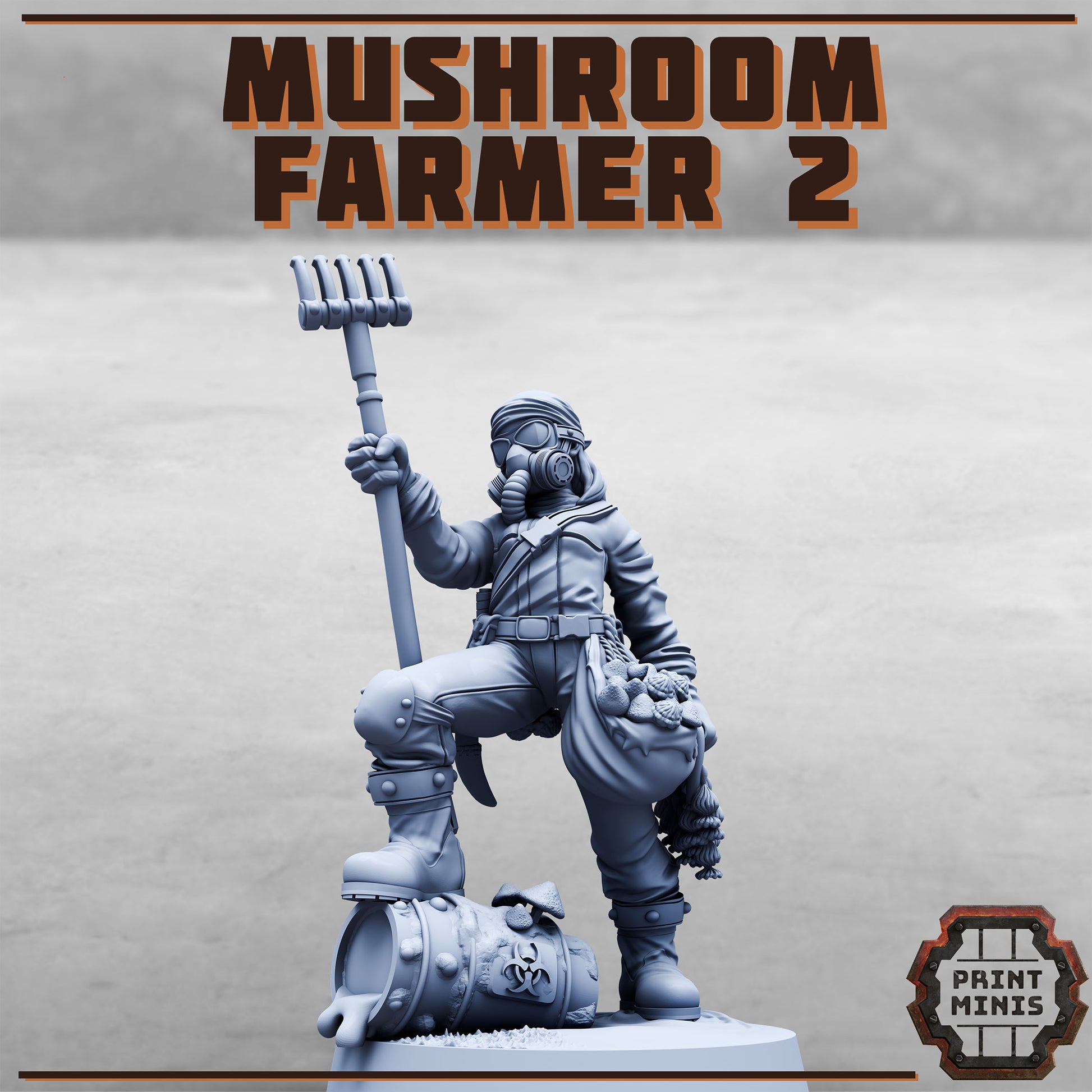 Mushroom Farmer 2 - Sci-Fi Grimdark Mercenaries by Print Minis