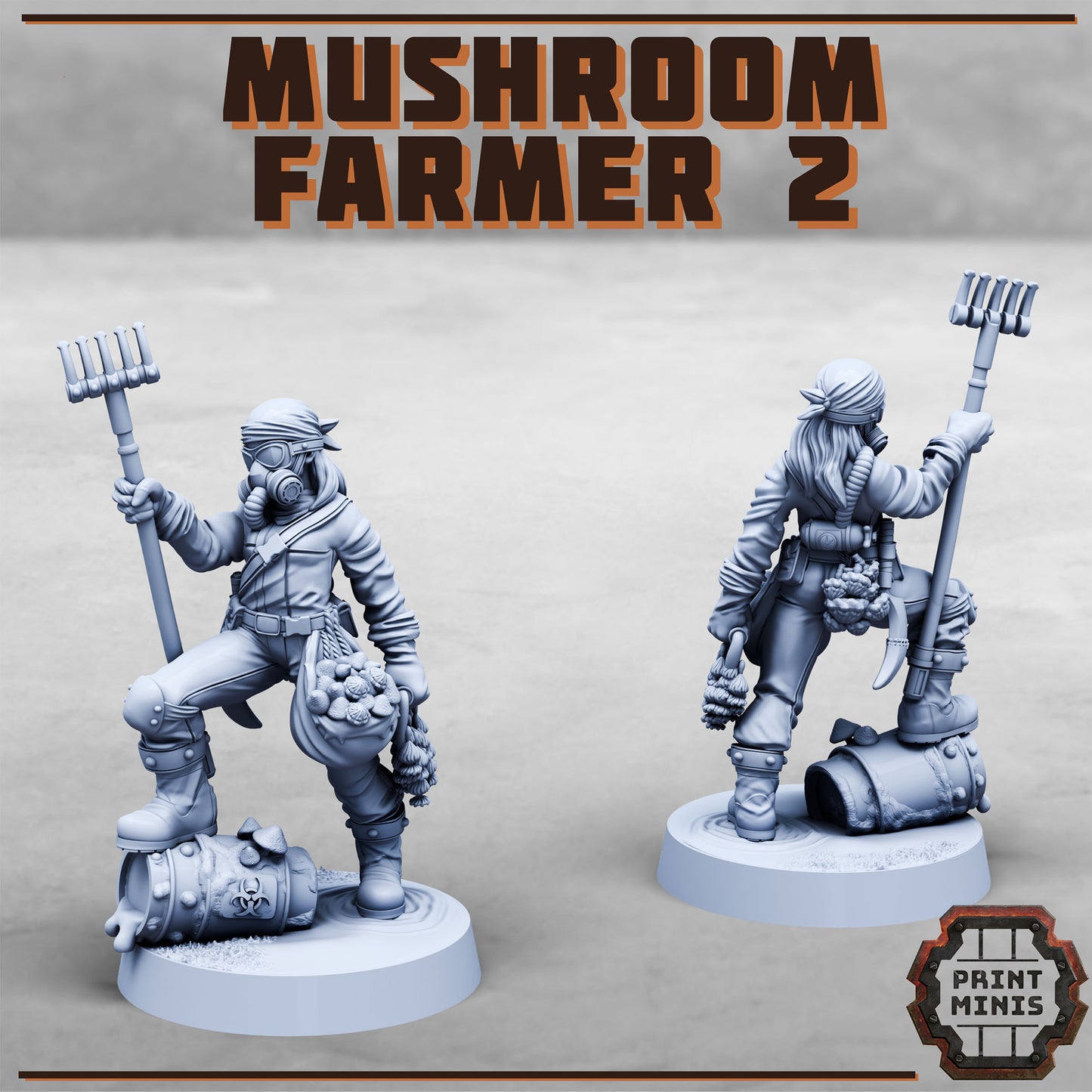Mushroom Farmer 2 - Sci-Fi Grimdark Mercenaries by Print Minis - photo 2