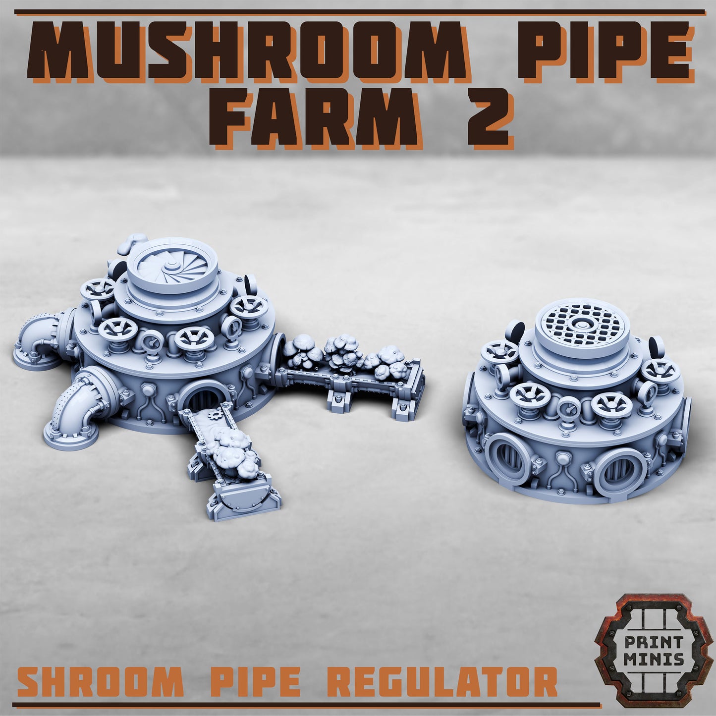 Mushroom Pipe Farm 2 - Sci-Fi Grimdark Mercenaries by Print Minis - photo 3