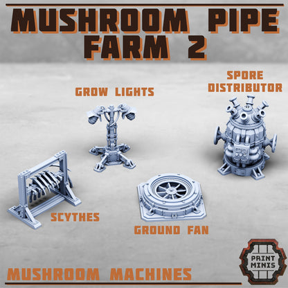 Mushroom Pipe Farm 2 - Sci-Fi Grimdark Mercenaries by Print Minis - photo 4