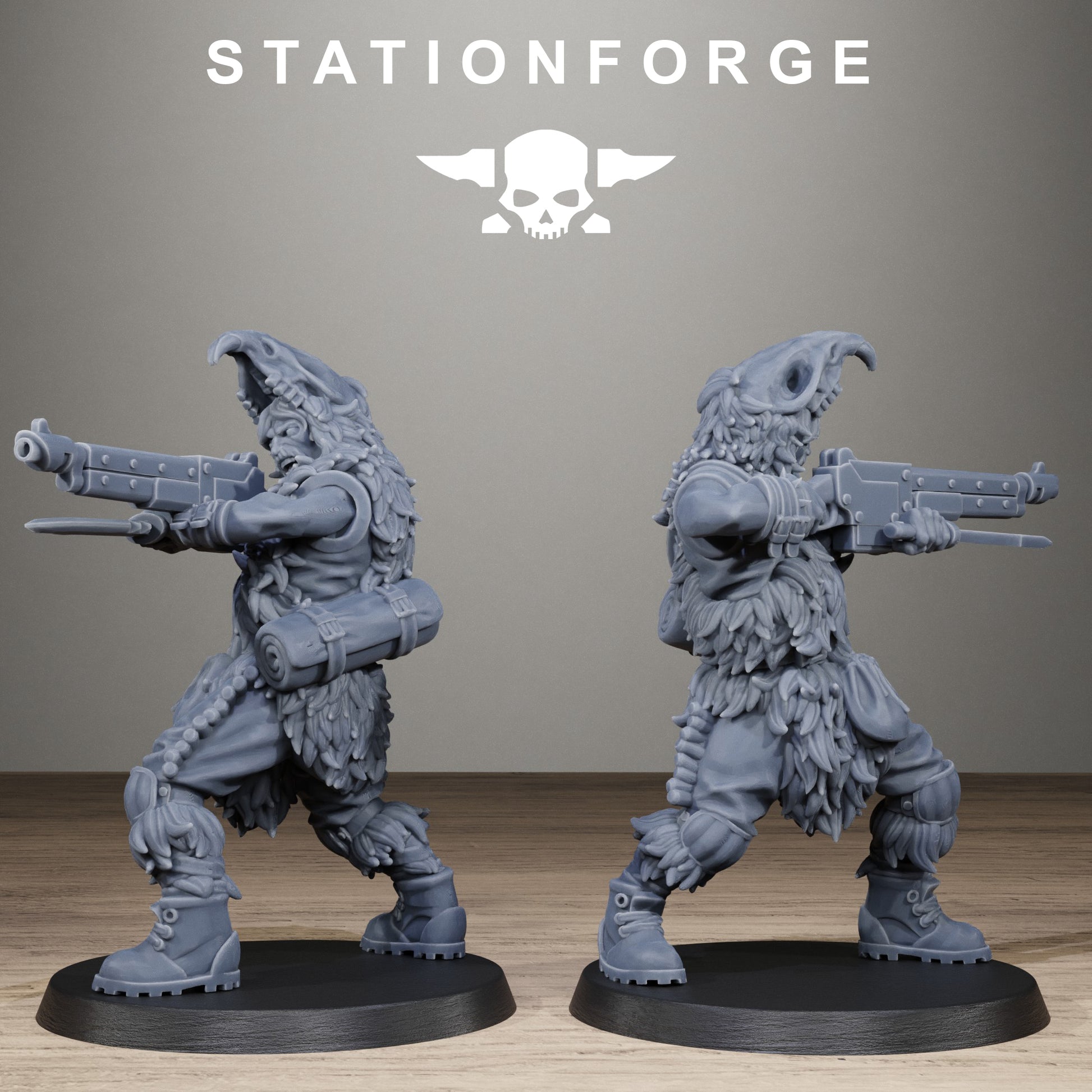 Techno Savages Scrap Tribers, Modular Sci-Fi Techno-Bot Miniatures by STATIONFORGE, Grimdark Wargames Proxy - photo 7
