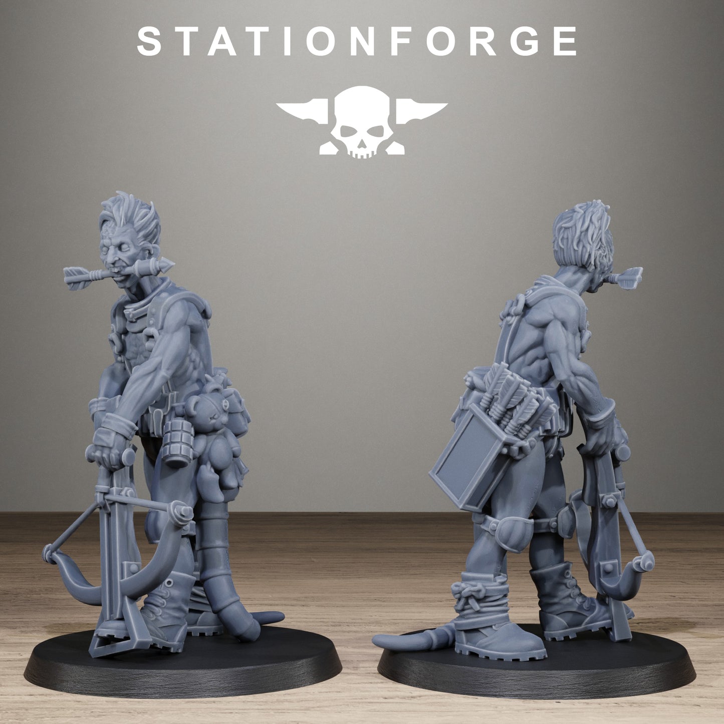 Techno Savages Scrap Tribers, Modular Sci-Fi Techno-Bot Miniatures by STATIONFORGE, Grimdark Wargames Proxy - photo 10