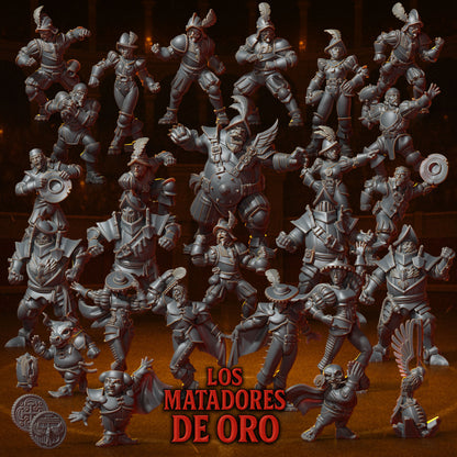 Los Matadores de Oro by Punga Miniatures - Wargame Scale 3D Printed Miniature