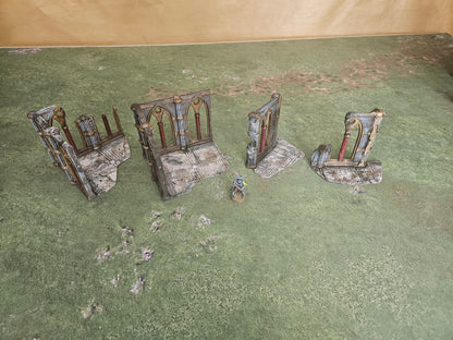 Pro Painted Modular Magnetized Wargaming Terrain for Sci-Fi Wargames