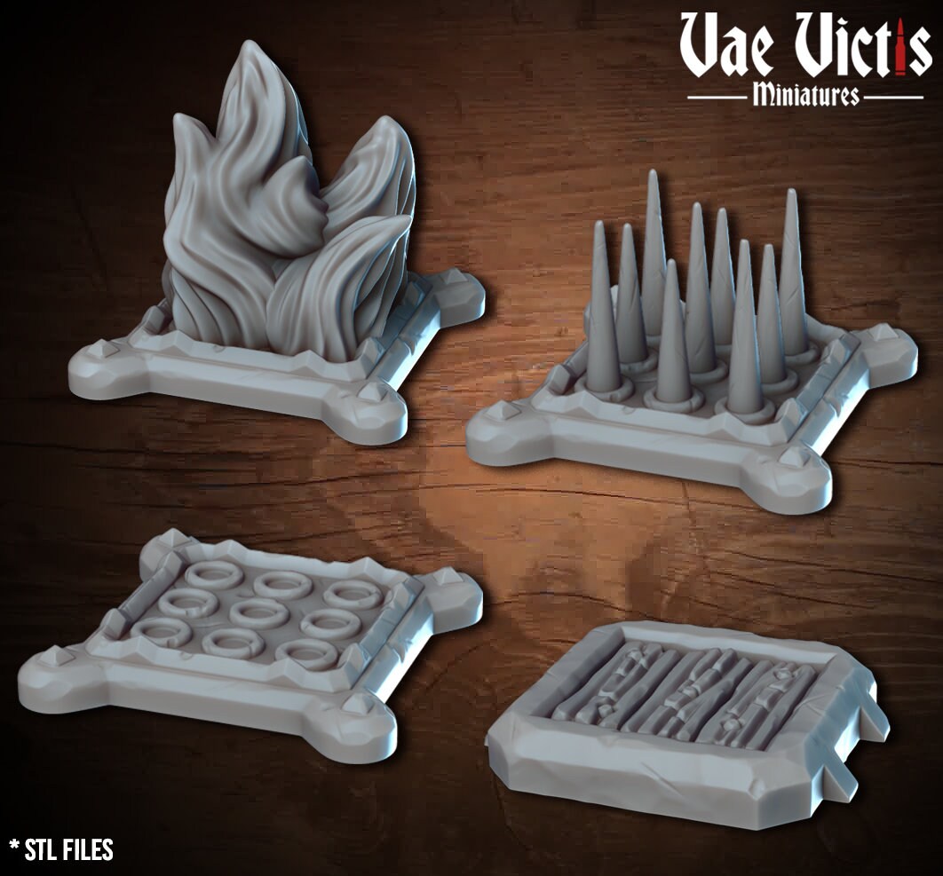 Modular Fantasy Dungeon Terrain 28mm Tabletop Thieves Den 32mm Ruins Terrain suitable for Fantasy Wargames and Tabletop RPGs