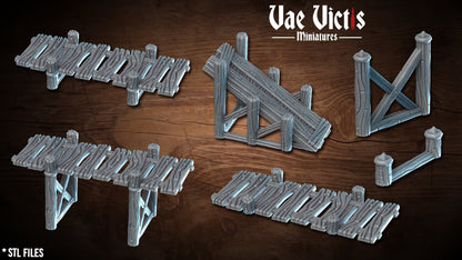 Modular Fantasy Dungeon Terrain 28mm Tabletop Thieves Den 32mm Ruins Terrain suitable for Fantasy Wargames and Tabletop RPGs