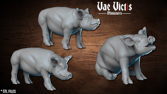 Farm Scenery Tabletop RPG Set, Fantasy Wargaming Terrain