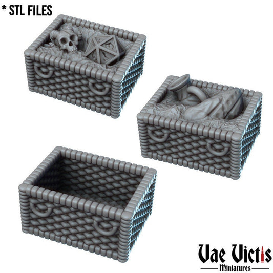 Explorer's Base Camp Terrain Fantasy set, Detailed Tabletop Scenery  for Fantasy tabletop Wargames.
