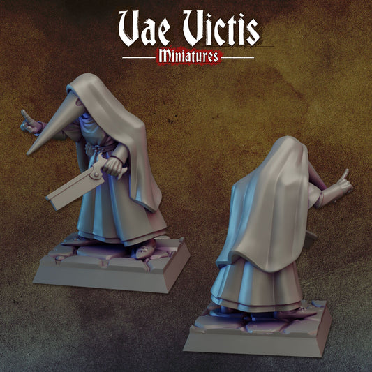 Ratkin Warband, Field Surgeon. Drummer, Noble Fighter,  Fantasy Miniatures by Vae Victis, perfect for Fantasy Wargames and Tabletop RPGs