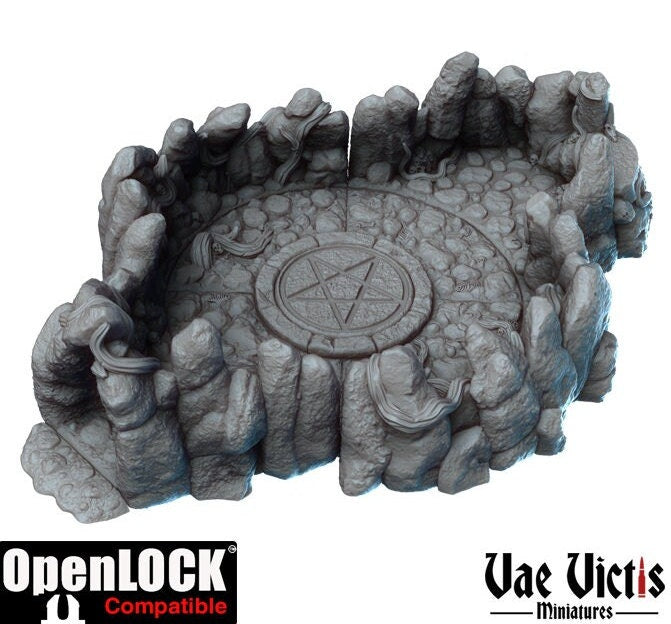 Witches Den Fantasy Coven 28mm Tabletop Terrain 32mm Terrain suitable for Fantasy Wargames and Tabletop RPGs