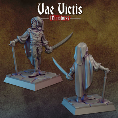 Ratkin Warband, Field Surgeon. Drummer, Noble Fighter,  Fantasy Miniatures by Vae Victis, perfect for Fantasy Wargames and Tabletop RPGs