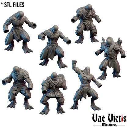 Modular Kobold Warriors, Bits and Weapon Conversions Fantasy by Vae Victis, perfect for Fantasy Wargames and Tabletop RPGs
